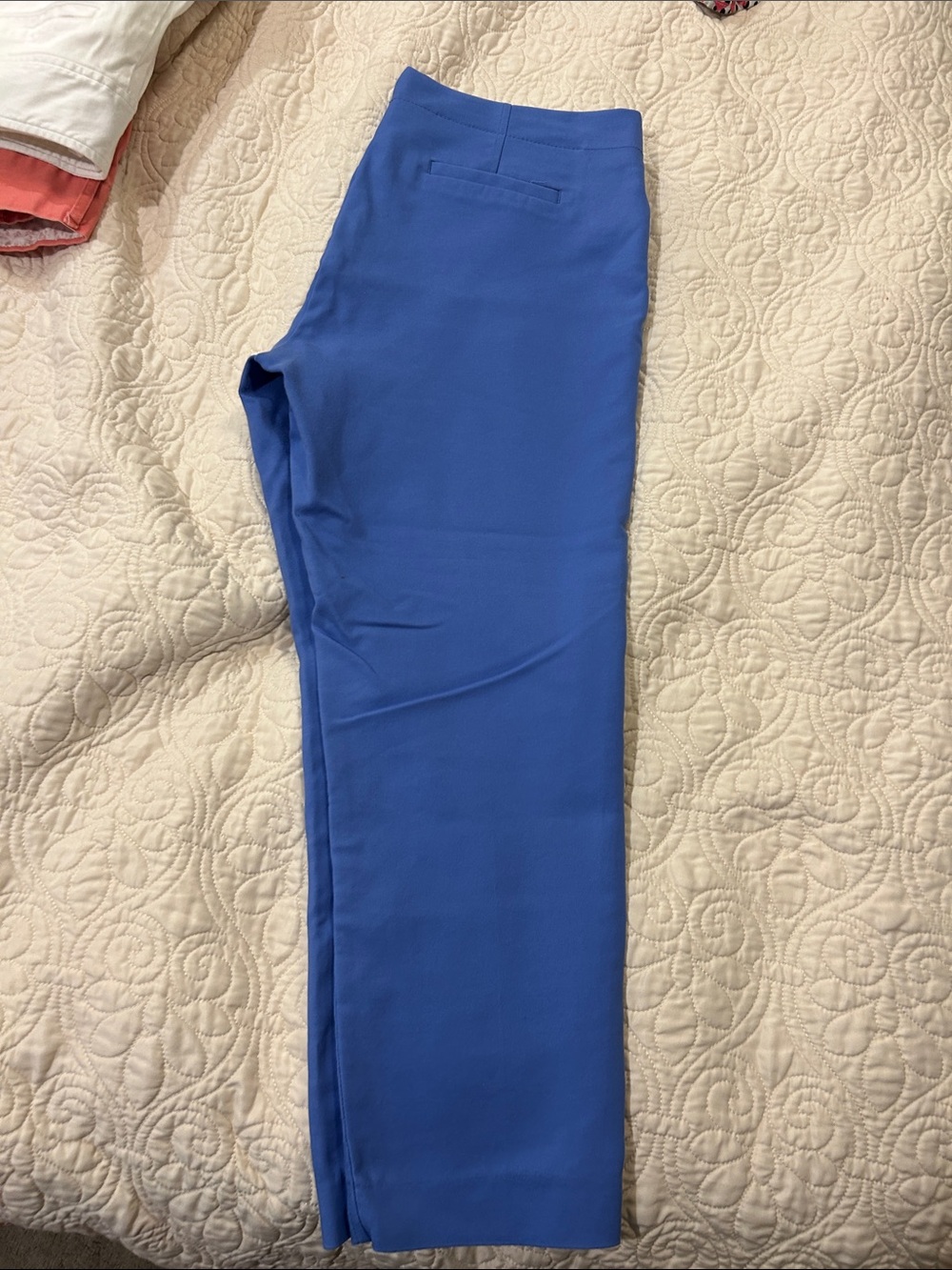 crosby. Cropped Electric Blue Straight Pants